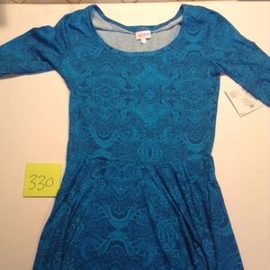 Lularoe Medium M blue Nicole NWT